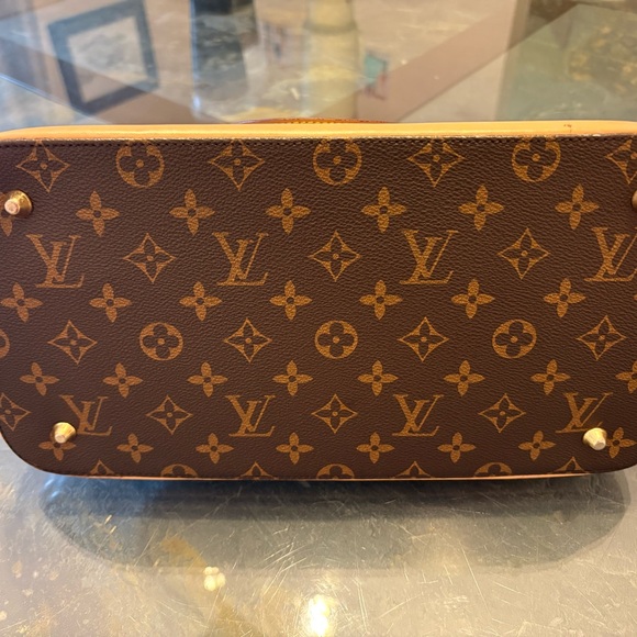 Louis Vuitton Brown and Tan Monogram Satchel - Picture 2 of 4
